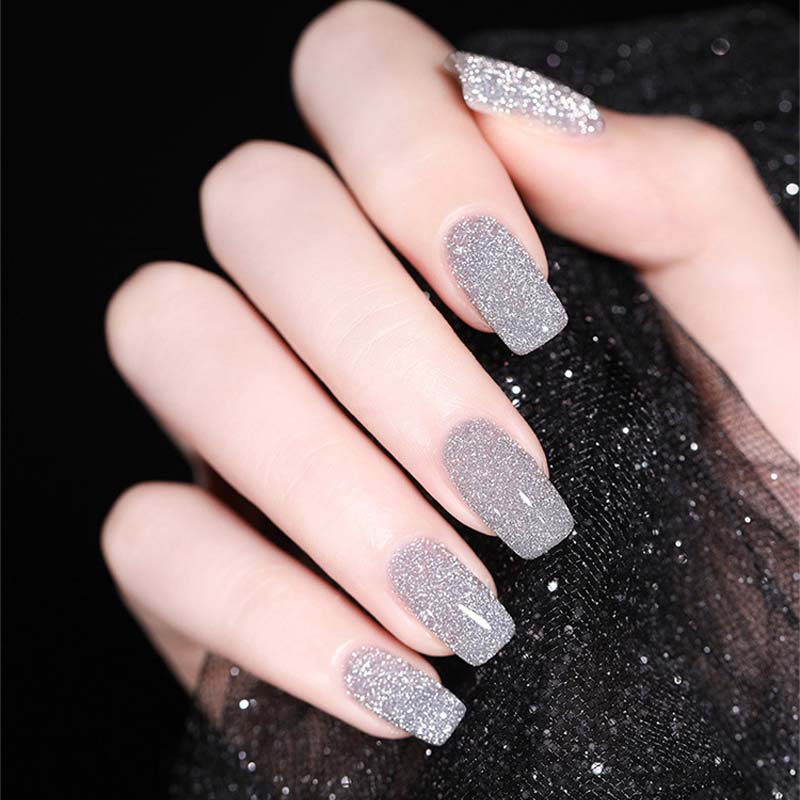 Glitter Diamond Gel Nail Polish 8ml - Long-Lasting Shine
