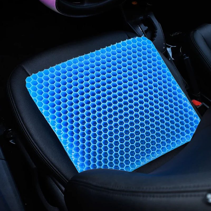 Honeycomb Gel Seat Cushion with Cooling Cover