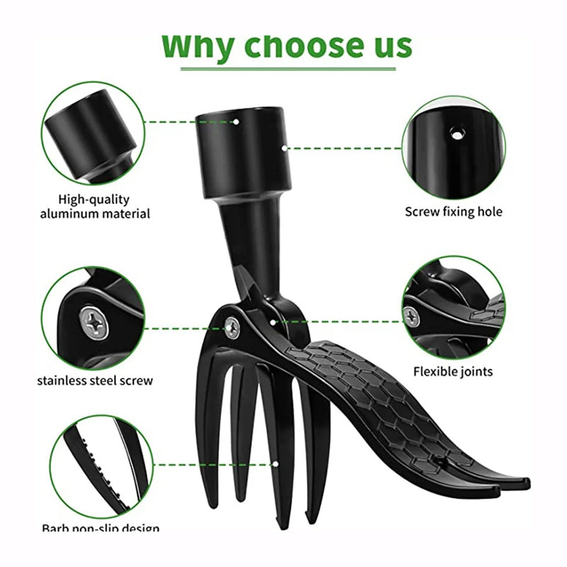Stainless Steel Adjustable Long Handle Weeder Tool