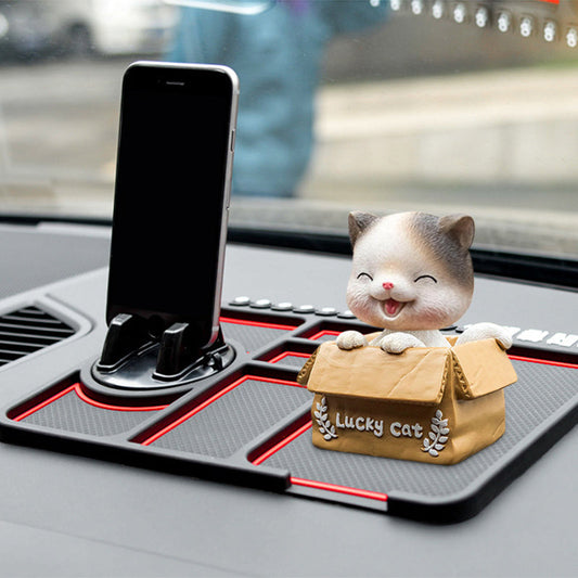 Non-Slip Silicone Car Dashboard Pad for Phones and Accessories