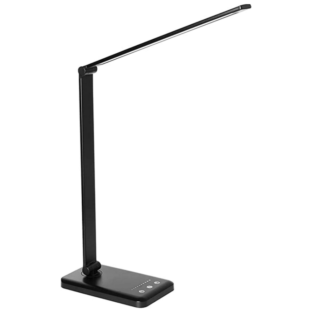 LED Desk Lamp with USB Charging, 5 Brightness Levels and Touch Control