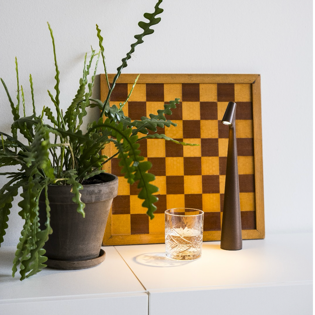 Rechargeable Modern LED Table Lamp - Cordless Metal Light