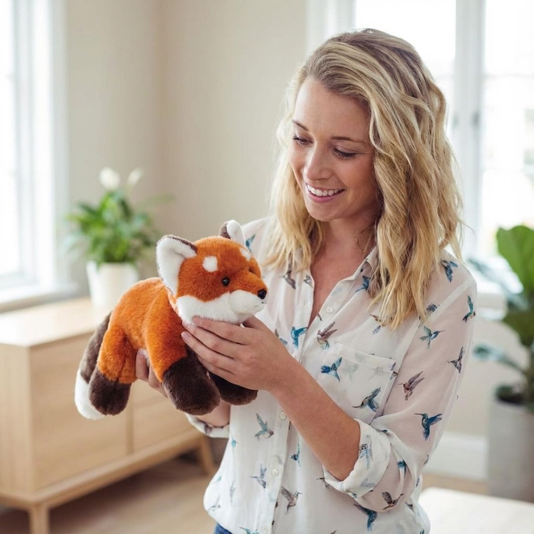 Long Plush Animal Cuddle Toy for Comfort and Relaxation