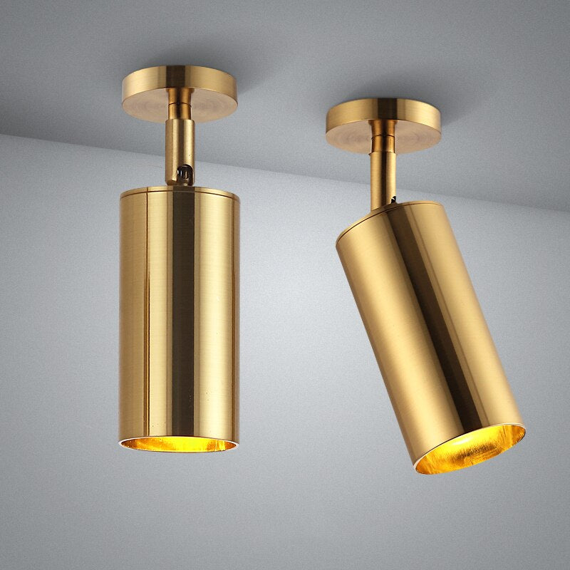 Nordic Brass Gold Adjustable Spotlight 5W/10W