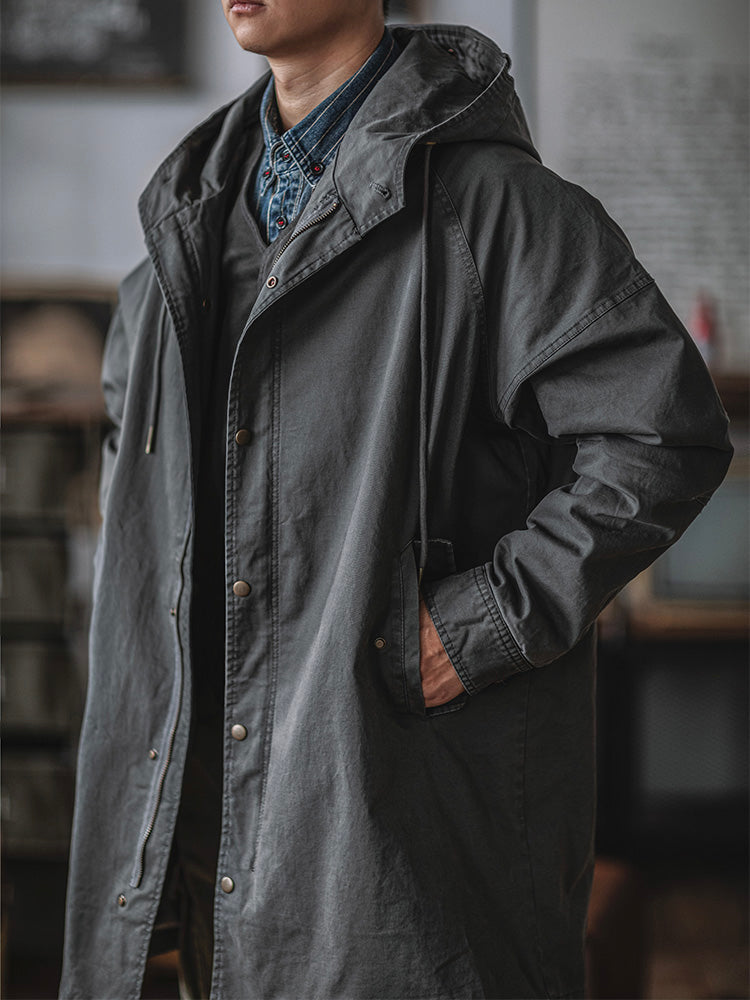 Hooded M51 Parka Shell with Adjustable Cuffs