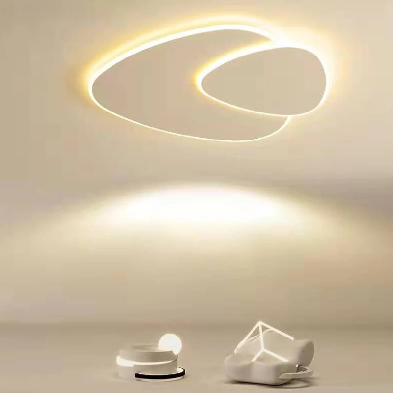 Minimalist Organic Elliptical LED Ceiling Lamp