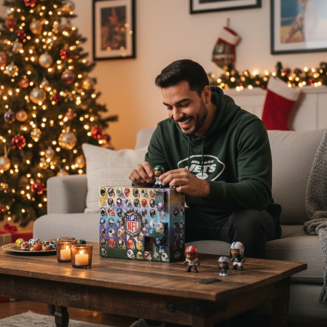 Football-Themed Advent Calendar with 24 Collectible Surprises