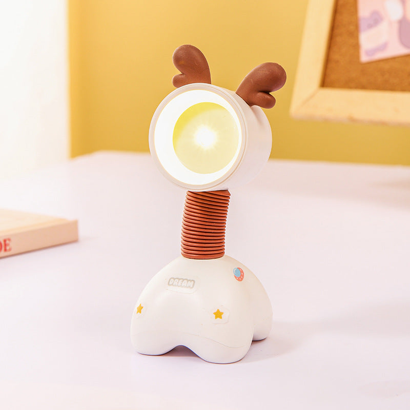 Adorable LED Desk Lamp with Adjustable Angle - Dog or Deer Design