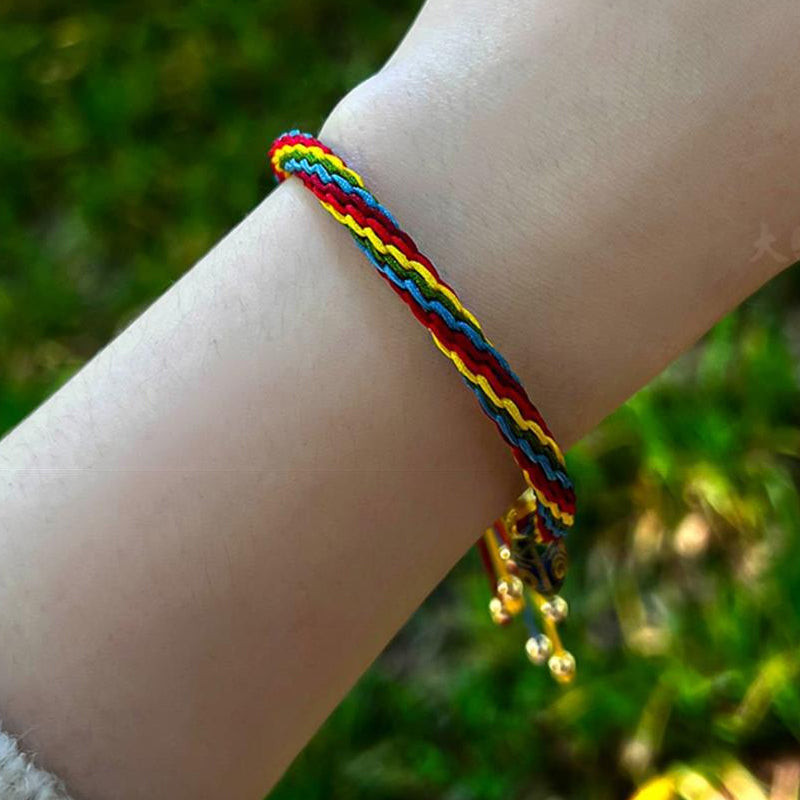 Adjustable Colorful Braided Mythology Bracelet