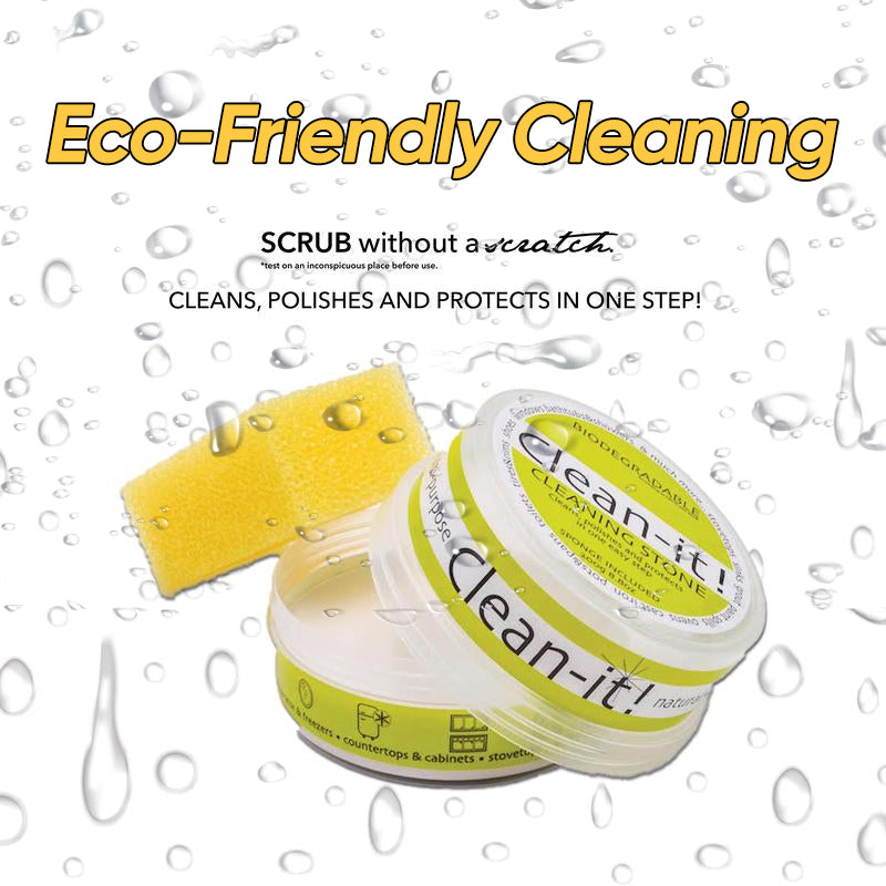 Eco-Friendly Multi-Surface Cleaning Stone