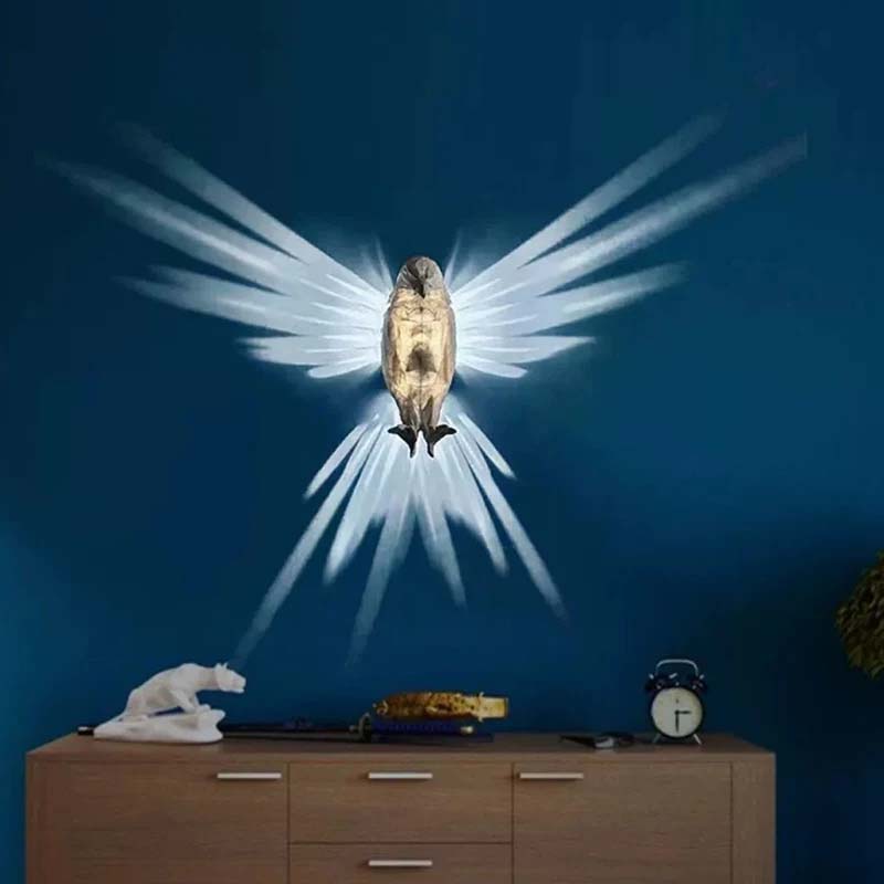 Owl or Eagle Night Light Wall Decor
