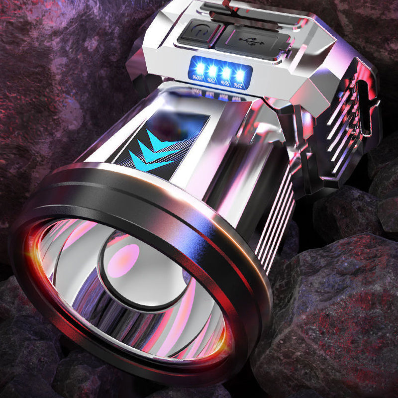 Rechargeable LED Headlamp with Dual Brightness and Battery Indicator