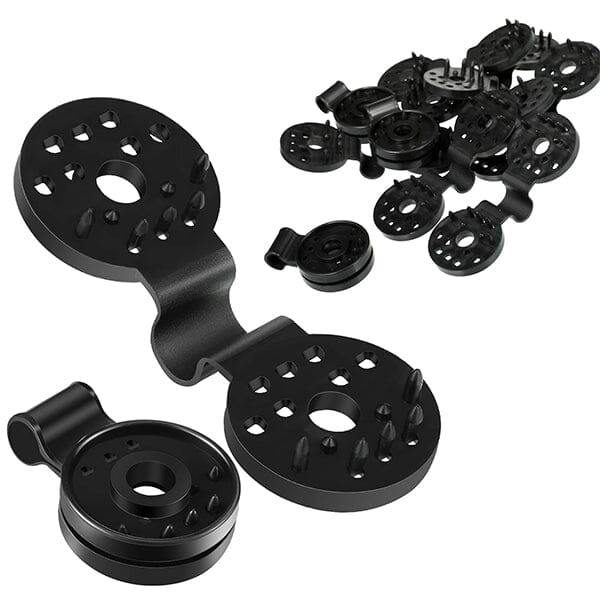 Plastic Shade Cloth Clips - Durable Black Garden Net Fasteners