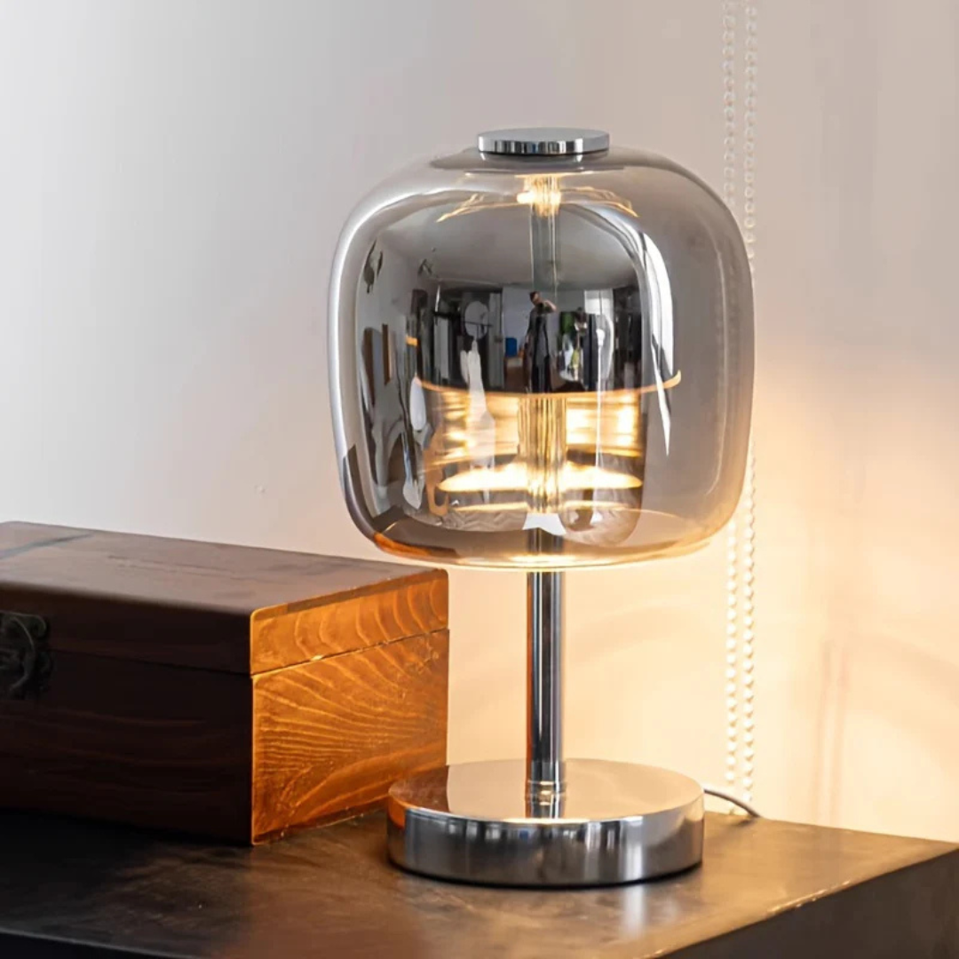 Dimmable Glass LED Table Lamp