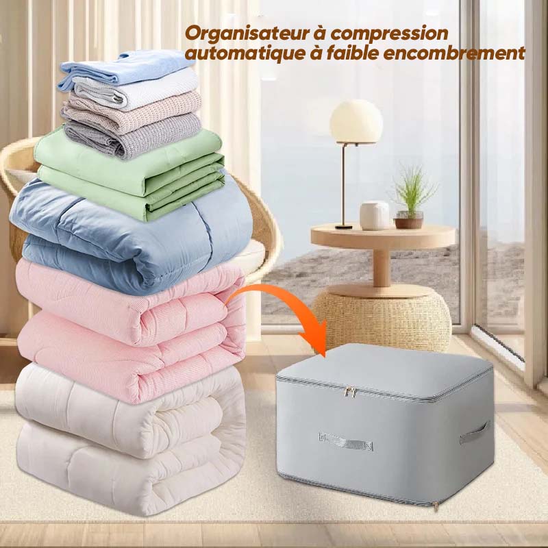 Premium Nylon Duvet Storage Bag - Space Saving Organizer