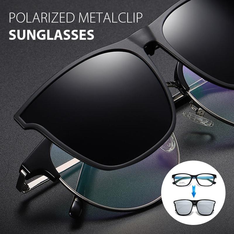 Polarized Clip-On Flip-Up Sunglasses with UV400 Protection