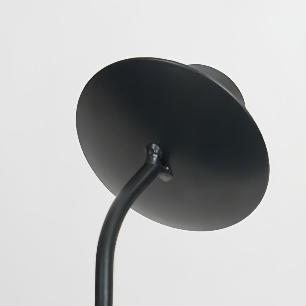 Sculpted Curved Iron Candle Holder