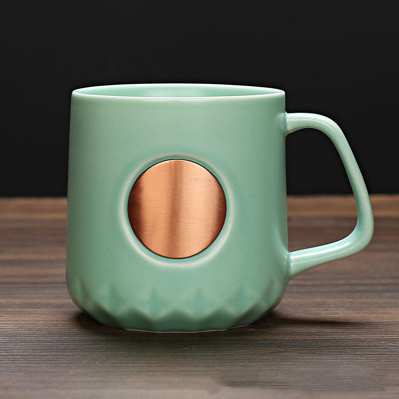 Ceramic Bronze Starbucks Coffee Mug 401-500ml