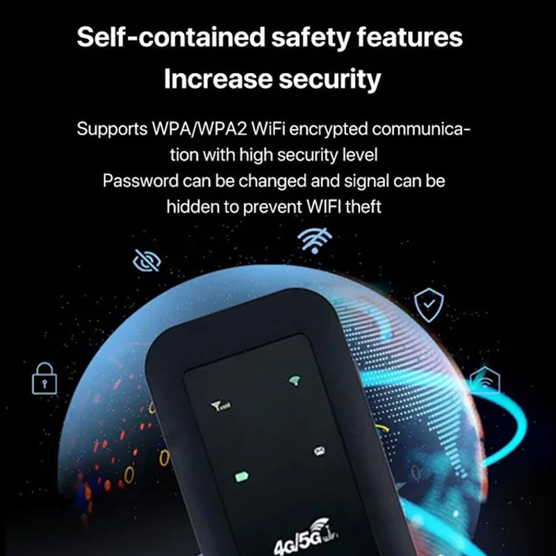 Wireless Portable WiFi Hotspot with 4G Connectivity