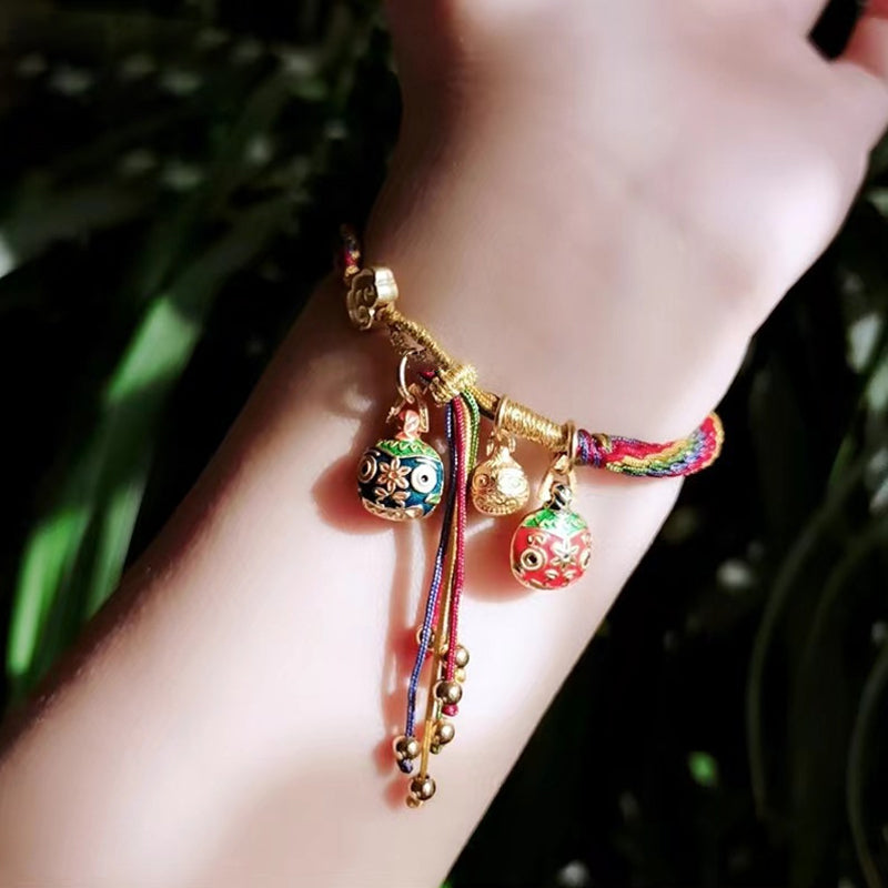 Adjustable Colorful Braided Mythology Bracelet