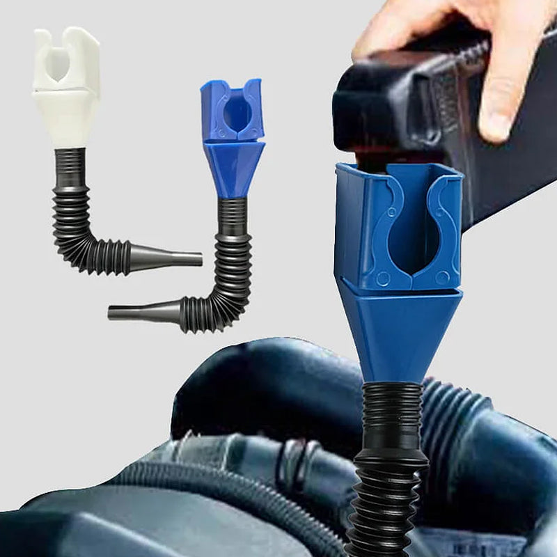 Flexible Moldable Oil Drain Funnel Tool