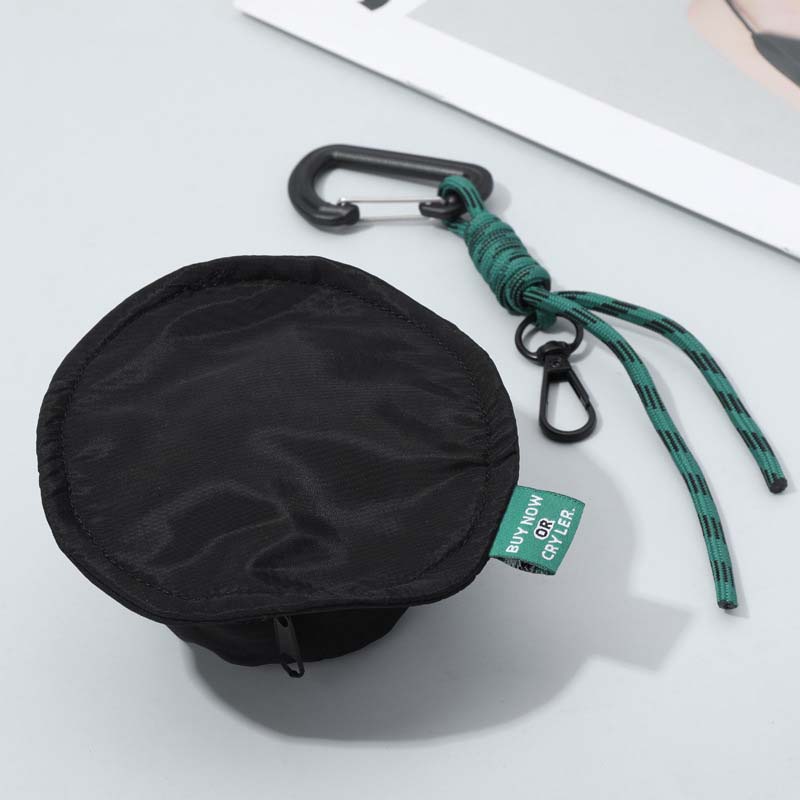 Mini Smiley Headphone Case with Keychain