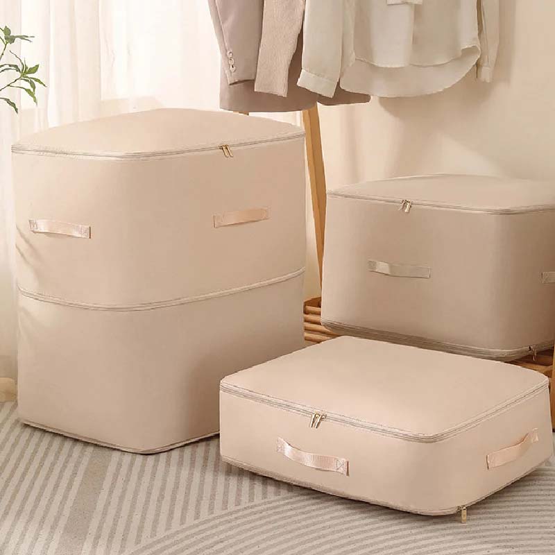 Premium Nylon Duvet Storage Bag - Space Saving Organizer