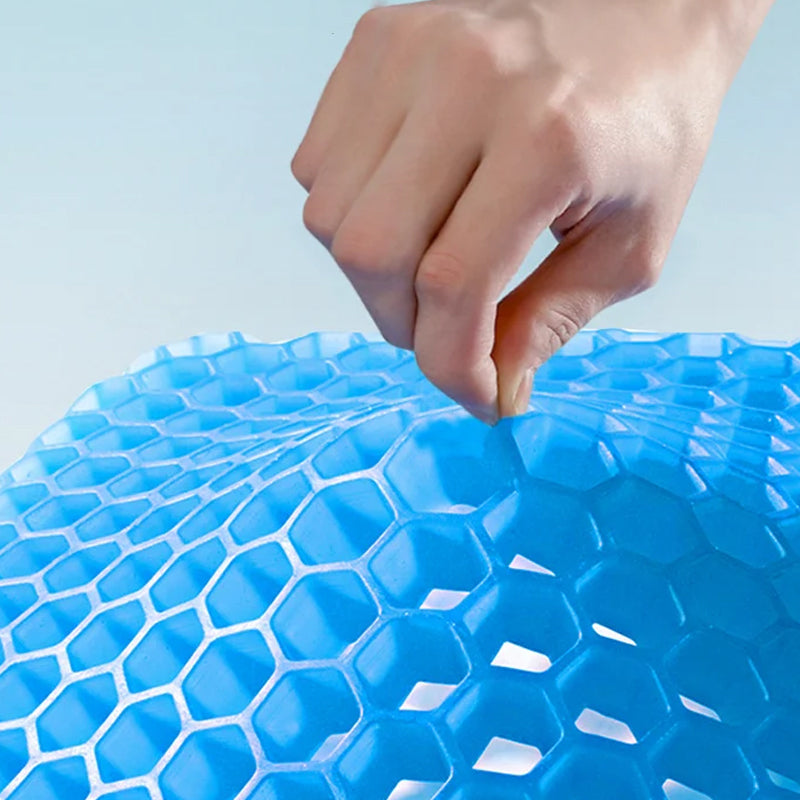 Honeycomb Gel Seat Cushion with Cooling Cover