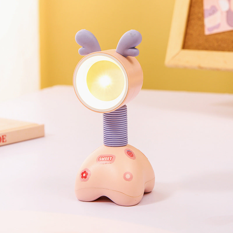 Adorable LED Desk Lamp with Adjustable Angle - Dog or Deer Design
