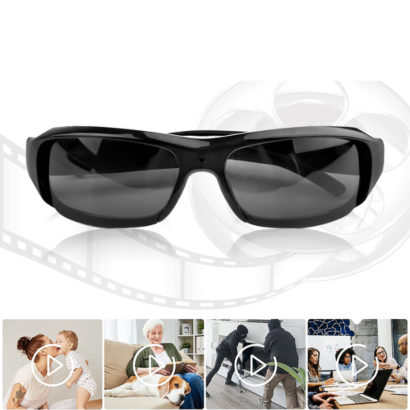 1080P Sports Camera Glasses with Hands-Free Recording