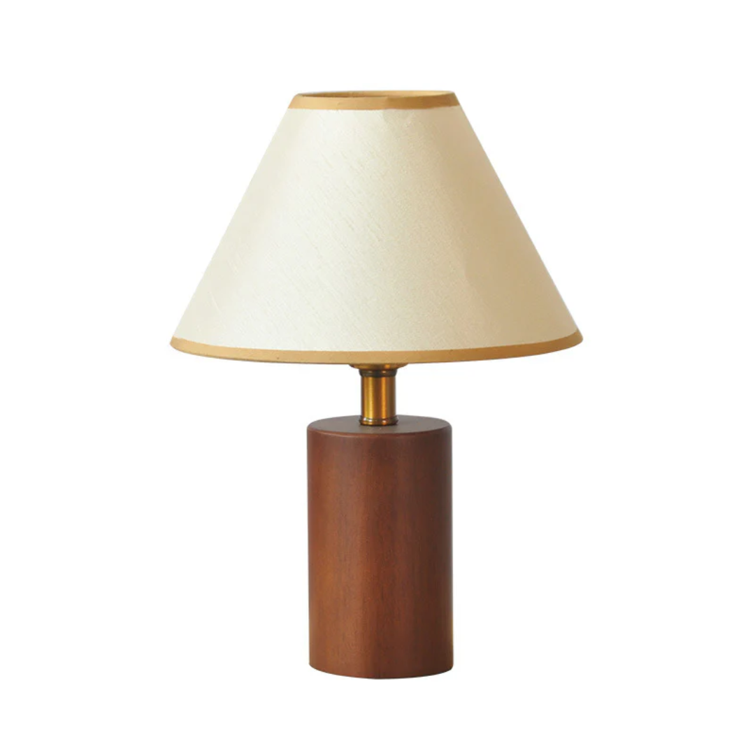 Korean Retro Style Wood Table Lamp