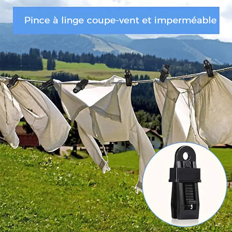 Adjustable Locking Tarpaulin Clips for Windproof Shade Fabric