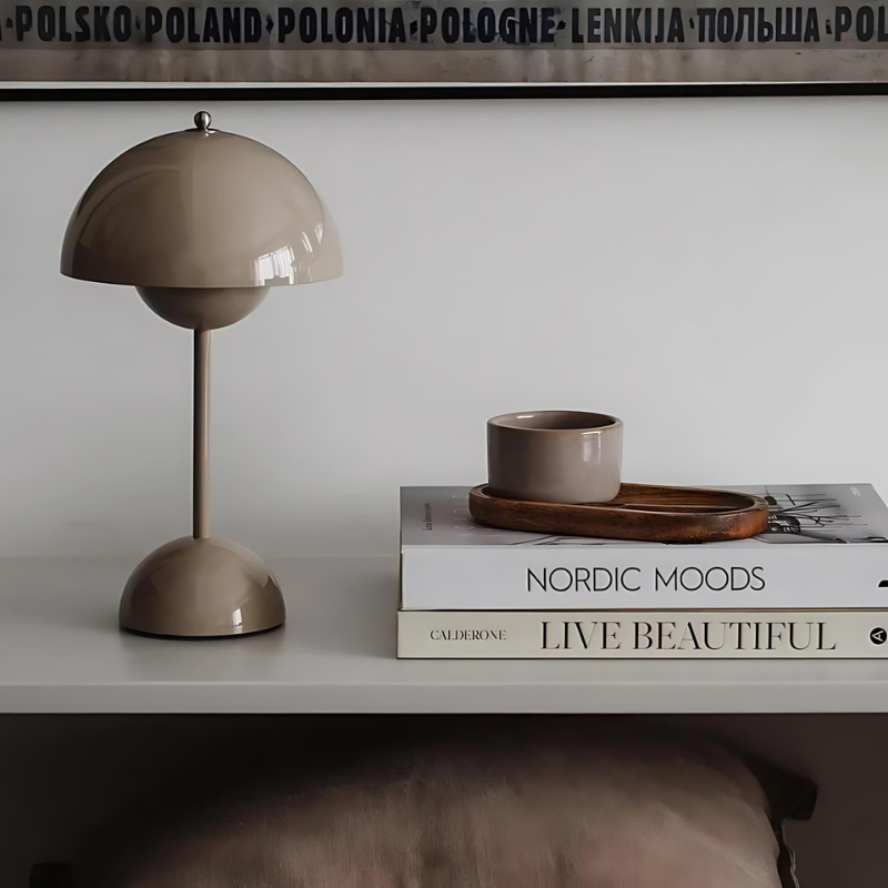 Rechargeable Touch Control Mushroom Table Lamp