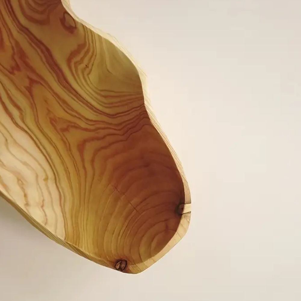 Rustic Mini Arc Wooden Serving Tray
