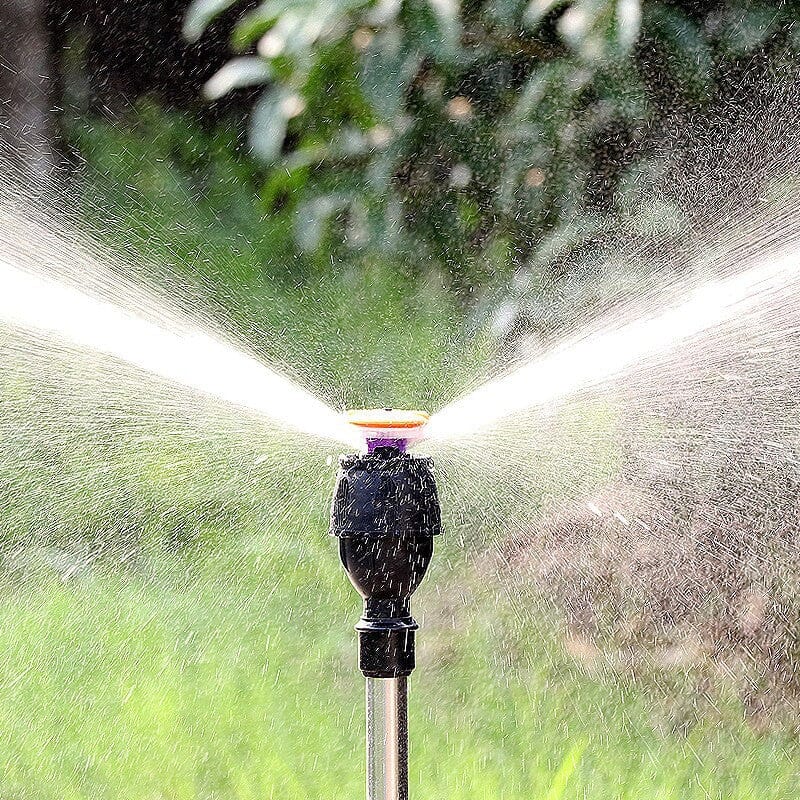 Adjustable Rotating Tripod Sprinkler with Misting Function