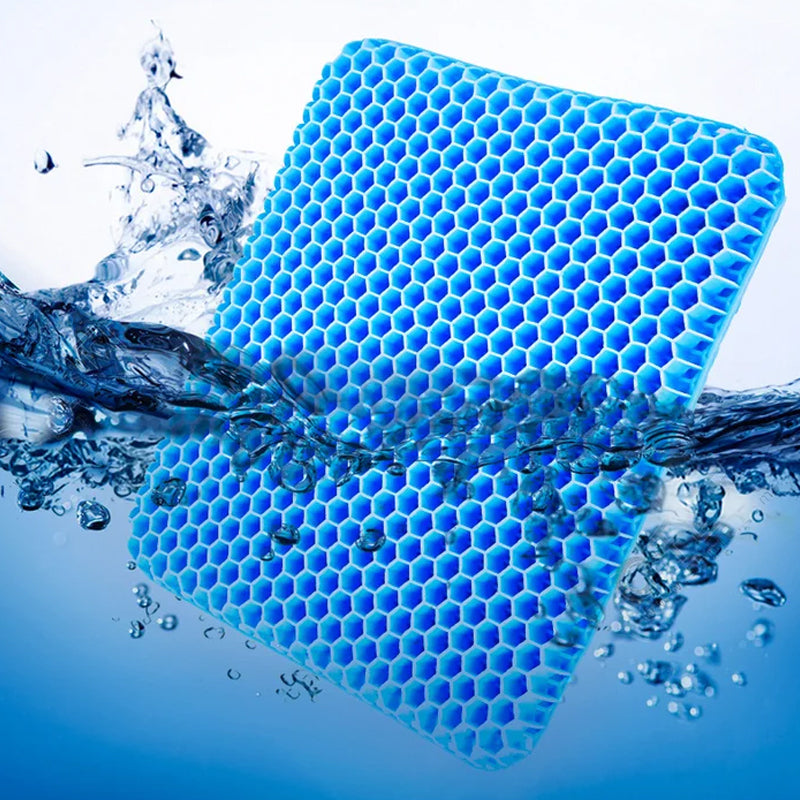 Honeycomb Gel Seat Cushion with Cooling Cover