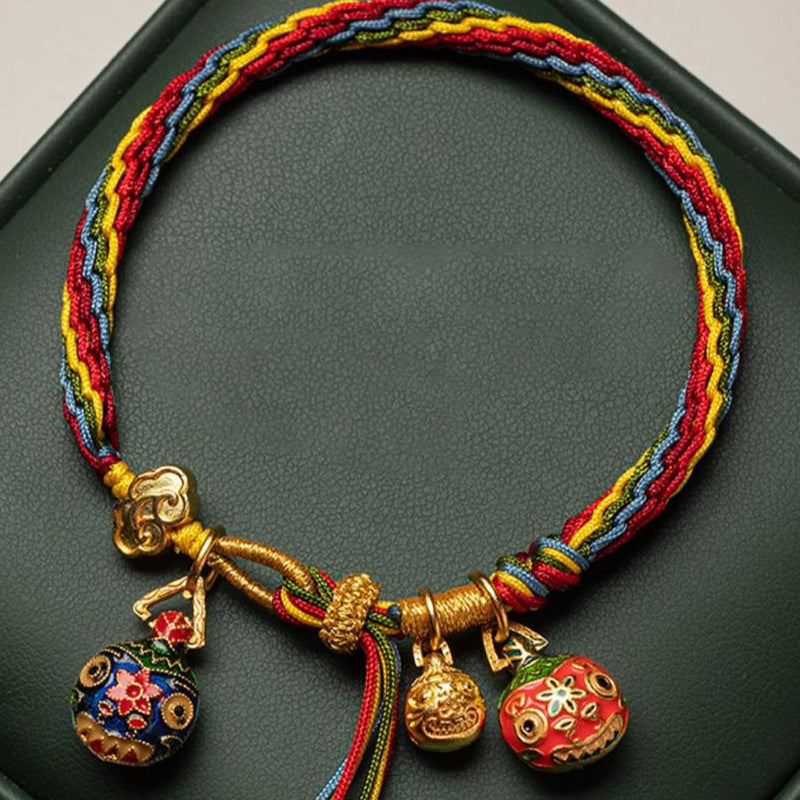 Adjustable Colorful Braided Mythology Bracelet