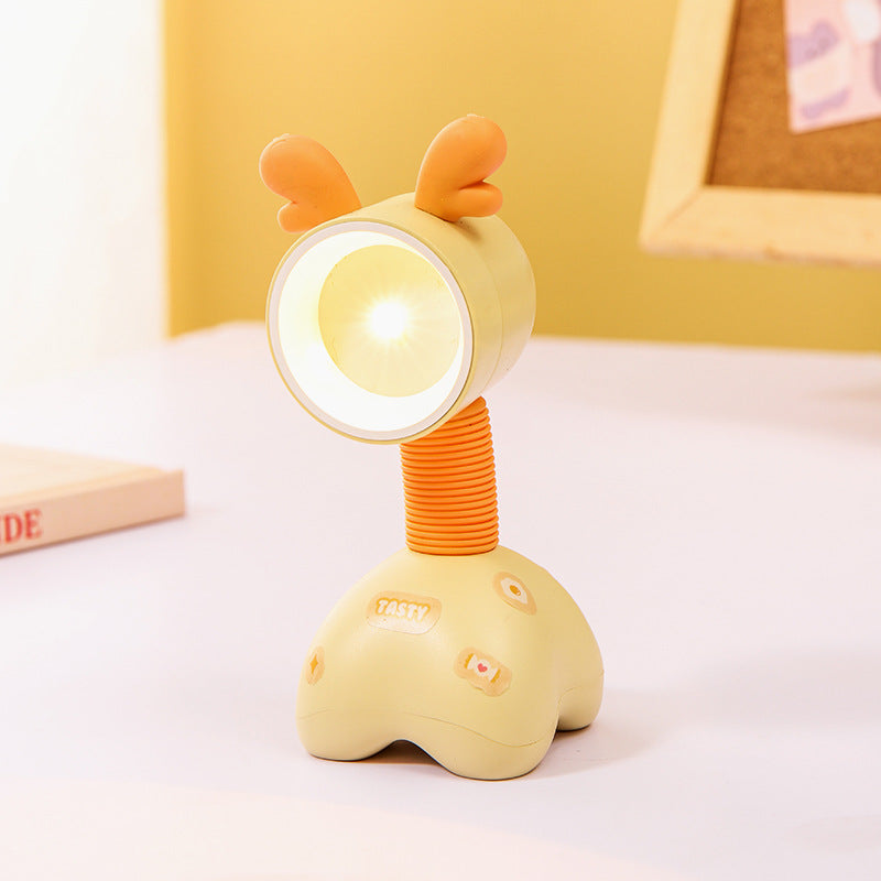 Adorable LED Desk Lamp with Adjustable Angle - Dog or Deer Design