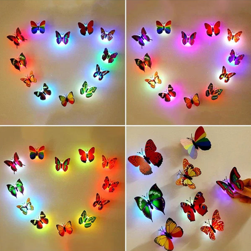3D LED Butterfly Night Light Decoration