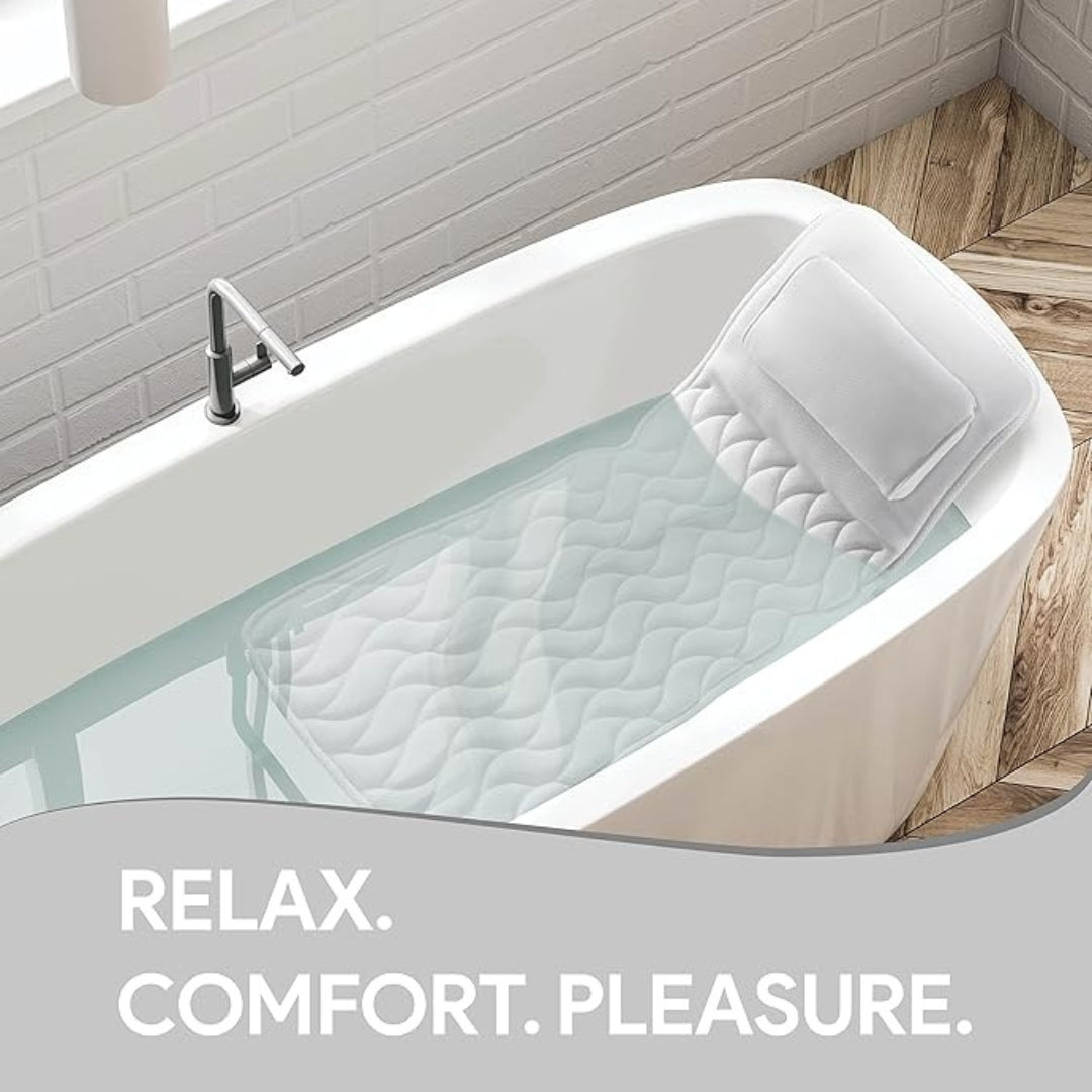 Luxe Full Body Bathtub Pillow for Ultimate Comfort