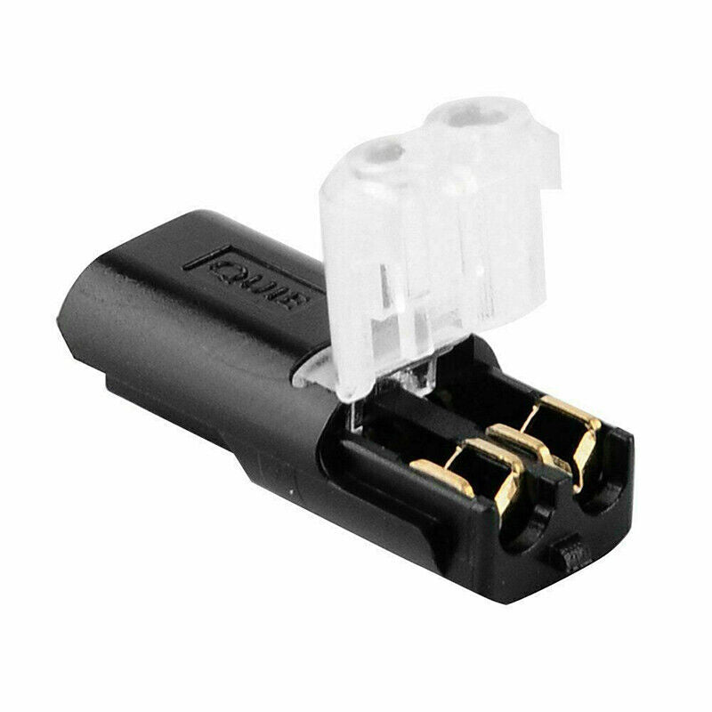 Double Wire Locking Connector for Safe Electrical Connections