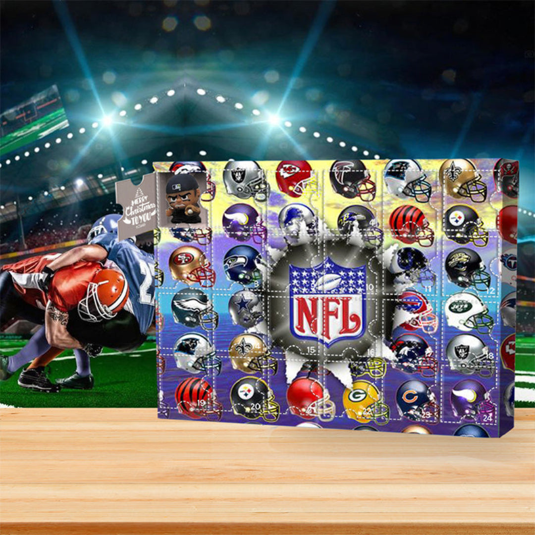 Football-Themed Advent Calendar with 24 Collectible Surprises