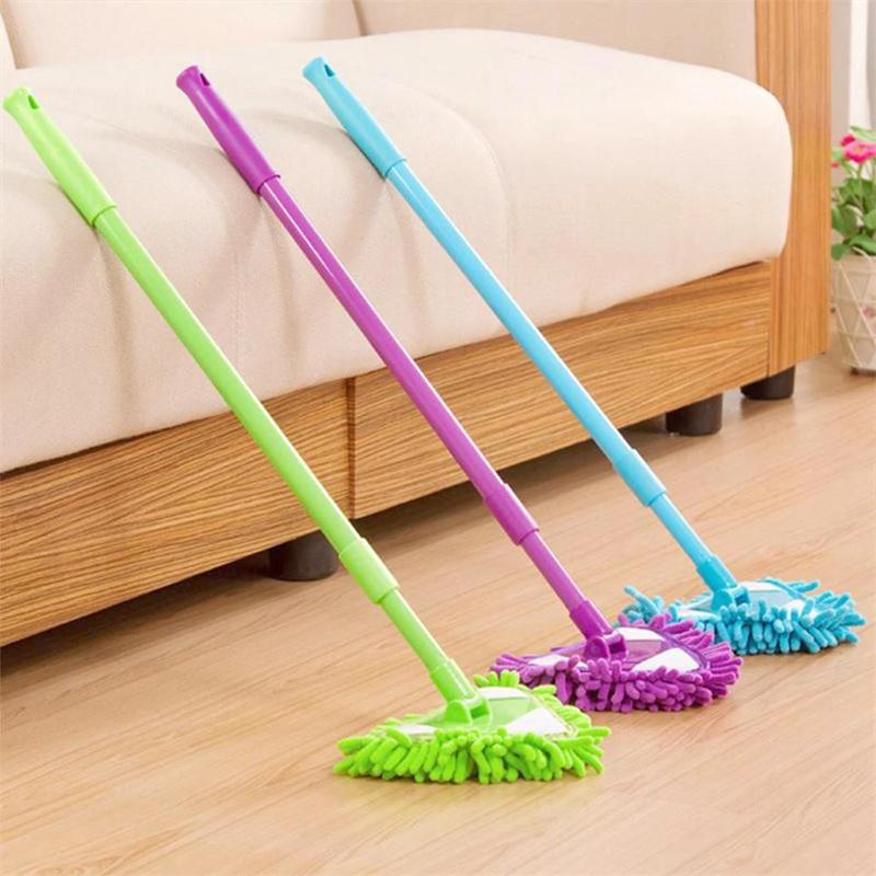 Rotatable Adjustable Triangular Mop with Telescopic Handle
