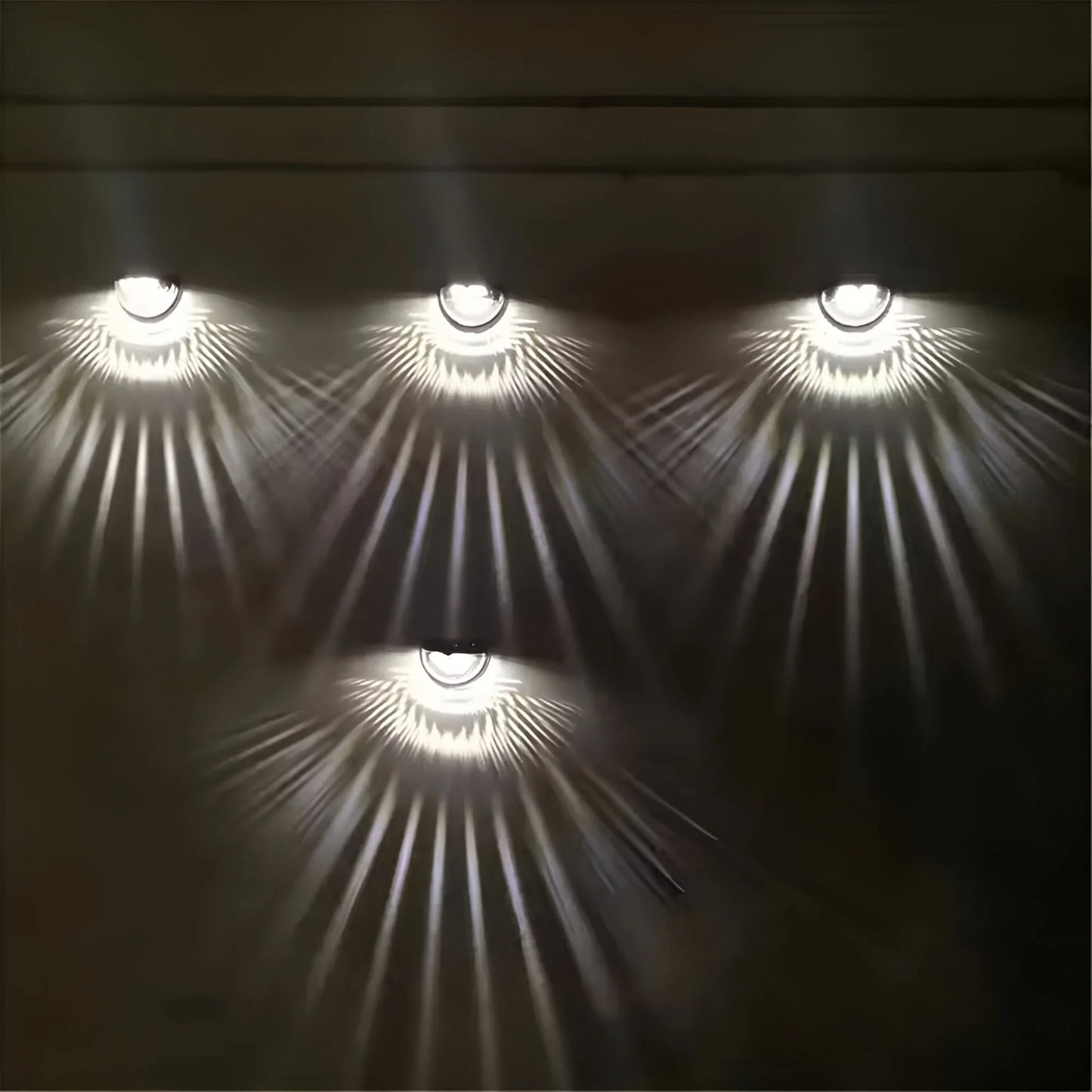 Solar LED Garden Wall Lamp with Waterproof Design