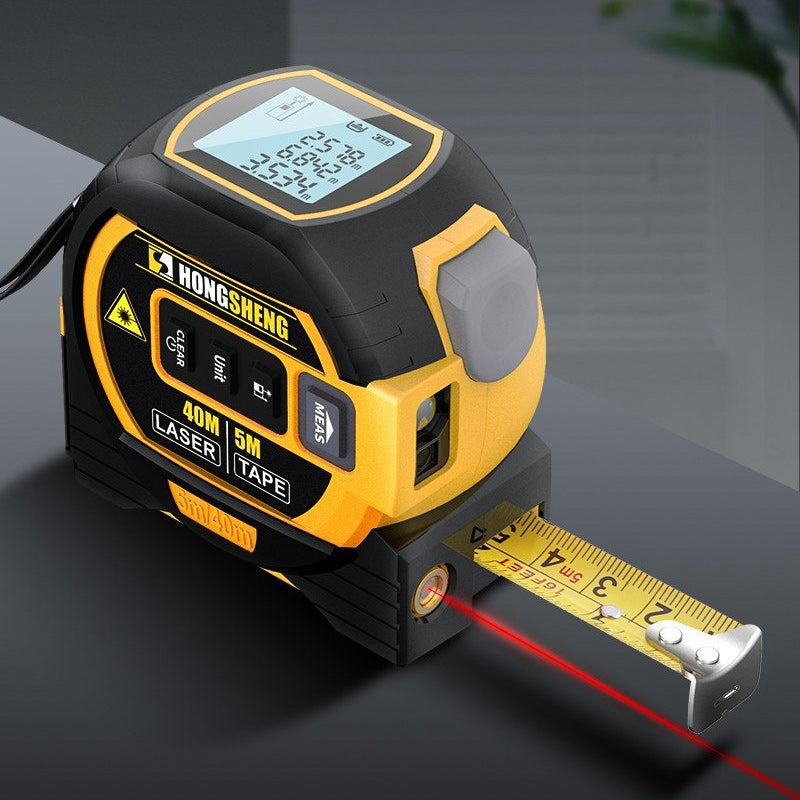 3-in-1 Laser Distance Meter and Tape Measure