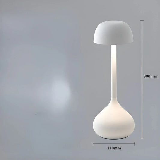 Cordless Dimmable Mushroom Table Lamp