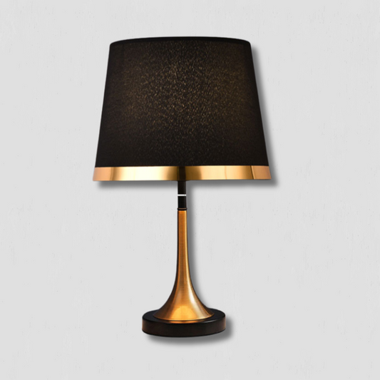 Gold and Black Retro Table Lamp