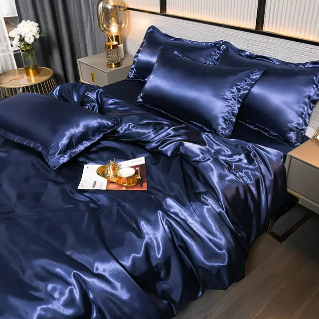 Luxury Satin Duvet Cover Set - Ultra Soft Silk Finish