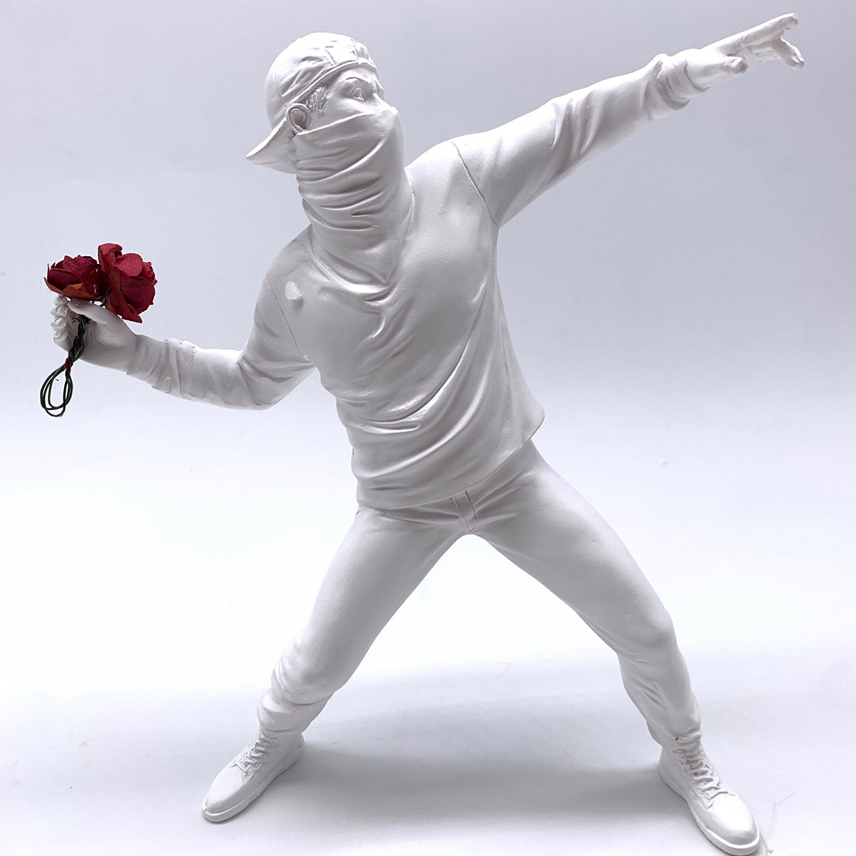 Banksy Flower Rioter Home Decor Sculpture