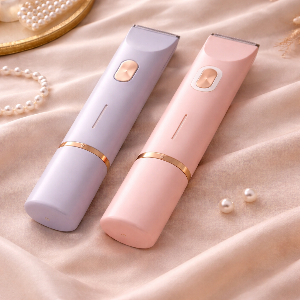 Women's Waterproof Electric Intimate Shaver with USB Rechargeable Design